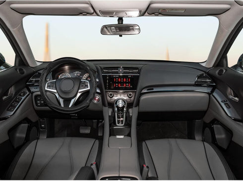 GIANT PANDA Steering Wheel Cover for Acura RDX and MDX, Car Steering Wheel Cover for Acura TLX and TL - Black...