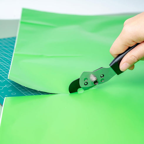 FOSHIO Wrapping Paper Cutter, Christmas Gift Wrap Cutter Tool Vinyl Wrap Film Cutter Utility Knives Craft Knife PTFE Cut Surface Window Tints Tool...