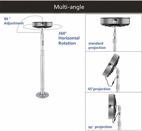 Projector Mount Bracket Wall Ceiling Mounting Hanger Holder with 23-40cm Extention for Mini Projector Camera......