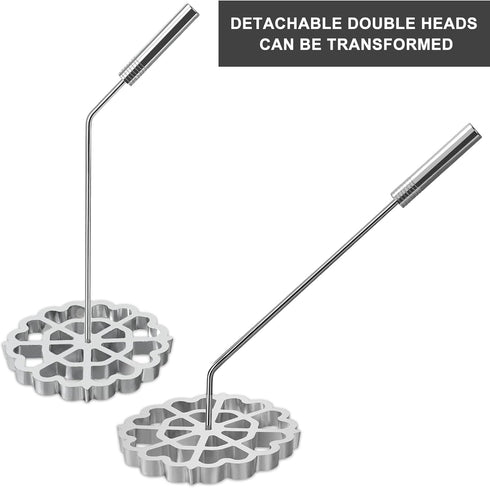 Bunuelos Mold with Handle,Rosette Timbale Iron Set Aluminum Waffle Molds with Handle,Funnel Cake Ring,Molde Para Buñuelos De Viento Maker Mexicano...
