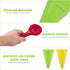 Kisangel 10pcs Plastic Ice Cream Cones Kids Ice Cream Scoop Set Outdoor Beach Toys Kids Sand Mold Toys for Seaside Play Sand Toys(Random Color)...