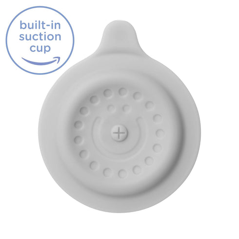 Ubbi Bathtub Drain Cover, Silicone Drain Stopper with Suction, Baby Bath Time Accessory, Gray...