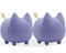 2PCS Cute Bluetooth Speaker, Mini Cat Portable Wireless Speakers with Stereo Sound, Built-in Mic, Dual Pairing,40H Playtime for Room, Desk Decor, ...