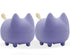 2PCS Cute Bluetooth Speaker, Mini Cat Portable Wireless Speakers with Stereo Sound, Built-in Mic, Dual Pairing,40H Playtime for Room, Desk Decor, ...