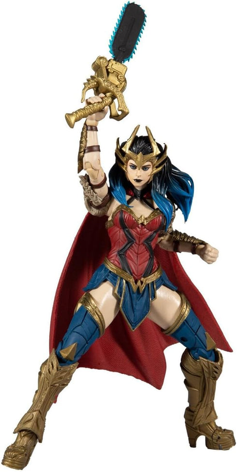 McFarlane Toys - DC Multiverse Dark Nights: Death Metal Wonder Woman 7" Action Figure with Build-A ‘Darkfather’ Parts and Accessories...