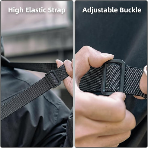 SUREWO Magnetic Quick Release Adjustable Chest Mount Harness Compatible with Go pro Hero 12/11/10/9/8/7/6/5 Black,DJI Osmo Action 4/3/2,Insta 360 ...