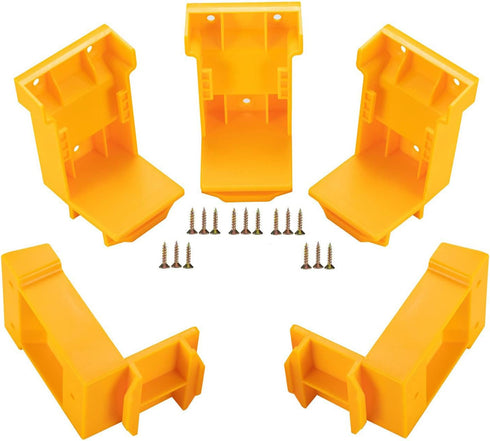 2 in 1 Tool Mount Hanger/Dock Compatible for Dewalt 20V Drill; Battery Holder Hanger/Dock Compatible for DCB203 DCB206 DCB200 Battery,Also fit for...