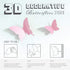 Somotersea 24PCS 3D Butterfly Wall Decal Removable Refrigerator Magnets Stickers Decor for Kids Room Decoration Home and Bedroom Art Mural Green...