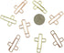 100PCS Office Paperclips Paper Clips Metal Journaling Paper Clamps Office Paperclips for Paper Document Note Sorting and Organizing...