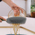 EZ Kitchen Dish Squeegee Kitchen with Silicone Food Strainer Long Grips Non-Slip Scrapers for Pots, Pans, Bowls, and Countertops, 2-Pack, Gray...