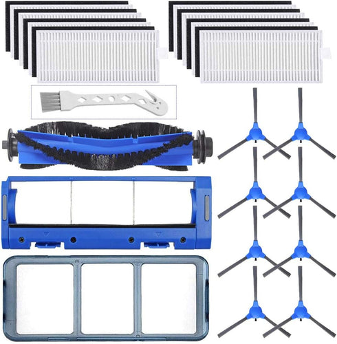 Replacement Parts Kit for Eufy RoboVac 11S, RoboVac 30, RoboVac 30C, RoboVac 15C, RoboVac 12, RoboVac 35C, Robotic Accessories,8 Filters,8 Side Br...