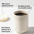 W&P Porter Travel Coffee Mug with Protective Silicone Sleeve | 12 Ounce Charcoal | Reusable Cup for Coffee or Tea | Portable Ceramic Mug with BPA-...