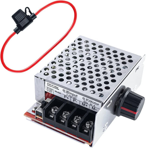 PWM Motor Speed Controller DC 7-70V 30A 12V 24V 36V 48V with 30 Amp Fuse...