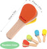STOBOK Wooden Castanets Music Clapper Hand Clappers Percussion Instrument Toy for Kids Children Toddler Baby...