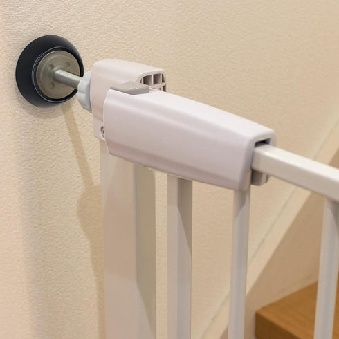 4 Pack Baby Gate Wall Protector Wall Cups for Child Pressure Mounted Stair Safety Gate, Protect Walls & Doorways from Pet & Dog Gates, Black...
