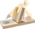 Folding Wooden Hot Glue Gun Holder Hot Glue Gun Stand Hot Glue Gun Rack Hot Glue Gun Base Hot Glue Gun Organizer for Craft Room Small...