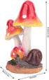 Animal Mushrooms Non-Toxic and Odorless Lawn Ornament, Mushrooms Decor, Kindergarten and Hotel Decor for Garden, Yard, Fairy Garden(Snail red)...