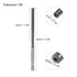 uxcell Hand Reamers, 3mm H8 Metric Reamer Drill Bit for Metal Wood Hole Reaming, Straight Flute High Speed Steel (HSS) Tool...