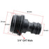 10pcs Garden Hose Quick Connect Male Threads 3/4 Inch Quick Release Hose Connector for Garden Tubing Drip Irrigation Watering System, Black...