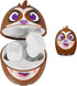 Coby Children’s Bluetooth Wireless Earbuds – “Simon The Sloth” Character Rechargeable Earbuds, 24-Hour Total Play Time, Water-Resistant, Button Co...