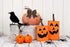 Hying 2 Rolls Halloween Ribbon for Wreath Bows Wrapping Gifts, Black Orange Pumpkin Ribbons for Gift Wrapping Halloween Party Decoration DIY Craft...
