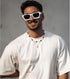 Square Sunglasses for Women Men Retro 90s Square Thick Frame Sunglasses UV400 Protection Black Shades...