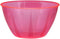 Party Essentials Hard Plastic 24-Ounce Small Serving Bowls, Neon Pink, 6-Count...