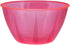 Party Essentials Hard Plastic 24-Ounce Small Serving Bowls, Neon Pink, 6-Count...