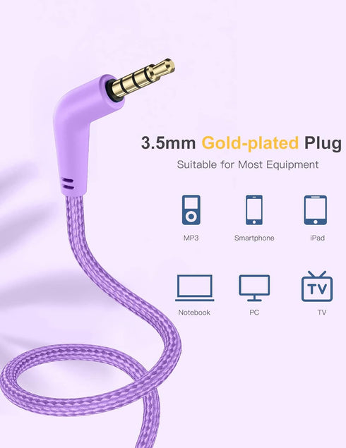 Headphones for Kids for School, Kids Headphones with Microphone, Sharing Function, 85dB/94dB Safe Volume Limit, HD Sound, Over Ear Kids Headphones...