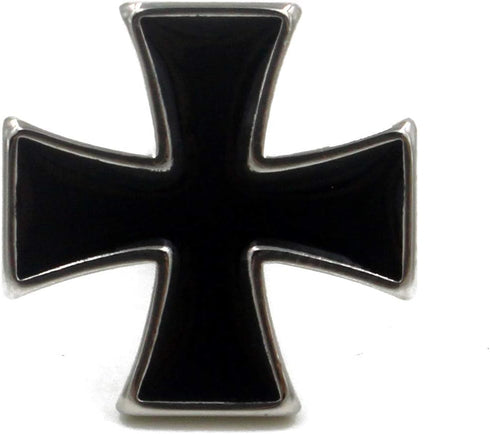 Knights Templar Black Cross Pair of Cufflinks & Tie Bar Clip...