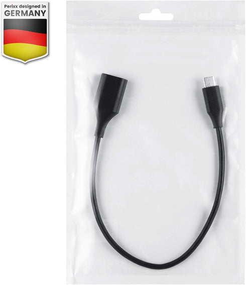 Perixx PERIPRO-403 USB Type-C Male to USB-A Female 1ft. Cable - USB2.0 Spec for Keyboard and Mouse Connection with Smartphone, Laptop, and Tablet ...