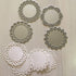 Metal Die Cuts Set Include 4 Different Patterns Round Lace Flower Border Cutting Dies Cut Stencils for Scrapbooking Photo Album Decorative Embossi...