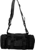 Fishing Bag Fishing Tackle Bag with Rod Holder Water-Resistant Waist Fishing Bag Fishing Gear Bag for Outdoor (Black)...