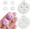 Keoker Mini Lavender Polymer Clay Earrings Molds -Mini petals Polymer Clay Cutters and Molds, Perfect for Jewelry Making and Earring Lovers, Mini ...