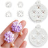 Keoker Mini Lavender Polymer Clay Earrings Molds -Mini petals Polymer Clay Cutters and Molds, Perfect for Jewelry Making and Earring Lovers, Mini ...