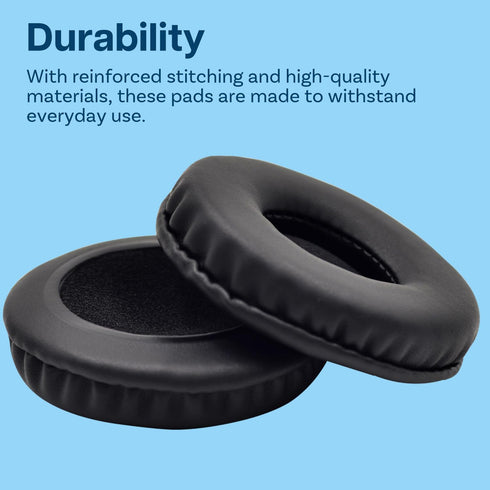 Ear Pads Replacement for Sony MDR-V150 ZX300 V300 V250 V100 V200 V400 Headphone by MMOBIEL - Protein PU Ear Pad Cushions - Earpads Replacement - B...