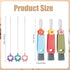 3pcs 3-in-1 Cup Lid Cleaning Brushes with 3 Straw Brushes, Cute Multifunctional 3-in-1 Cleaning Brush Colorful Cup Lid Gap Cleaner Insulated Bottl...