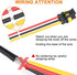 NAOEVO 3 Pin Connector Waterproof, 16 AWG 3 Wire Connectors, Automotive Electrical Connectors Male and Female Way With Heat Shrink Tubing for Car ...