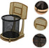 Basketball Stand Pen Holder Kid Pencils Mesh Wire Pencil Cup Holder Mesh Pen Holder Basketball Pen Holder Child Desk Kids Office Wood Grain Storag...