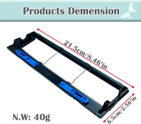 Ytaland Replacement Main Brush Back Cover for ECOVACS DEEBOT X2 Omni / X2 / X2 Pro Robot Vacuum Cleaner (Black)...