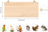 Wontee Bird Perch Stand Wooden Platform for Cockatiels Conures Rats Gerbils Chinchillas Squirrels (M)...