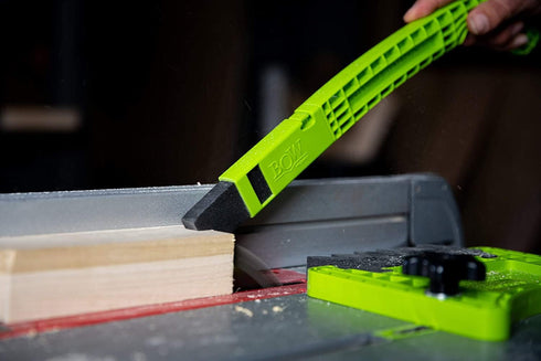 BOW Products PushPRO PP1 - Push Stick for Table Saws - EVA Tipped Push Block That Reduces Vibrations and Improves Material Grip - Woodworking Tool...