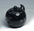 Porcelain Teapot, 10oz Small Tea Pot Xishi Chinese Gongfu Tea Set Ceramic Kettle Black (Teapot)...