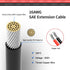 SAE Connector Cable,16AWG 1FT 2 Pin SAE Quick Connector Disconnect Plug for Solar Panel Car Motorcycle(2 Pack)...