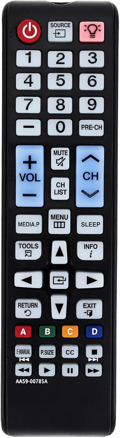 AA59-00785A Replaced Remote Compatible with Samsung TV PN43F4500AFXZA PN43F4550AFXZA PN51F4500AFXZA PN51F4550AFXZA PN51F5300AFXZA PN51F5350AFXZA P...