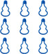200PCS Plastic Double Gourd Pin Knitting Stitch Counter Crochet Locking Stitch Markers Stitch Plastic Safety Pins Needle Clip Knitting Crochet Mar...