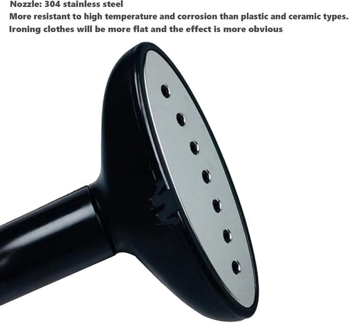 6-Holes Stainless Steels Long Steam Nozzle Universal Garment Steamer Electric Iron Ironing Head Household Ironing Machine Steam Handle...