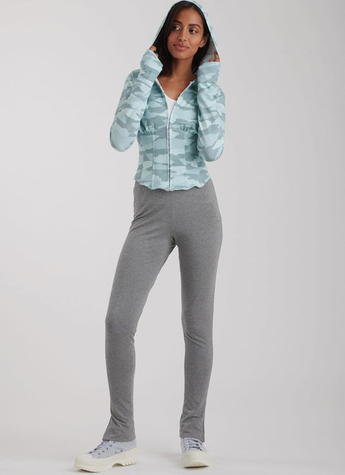 Simplicity Misses' Corset Style Hooded Jacket and Knit Leggings Sewing Pattern Packet, Design Code S9895, Sizes 10-12-14-16-18...