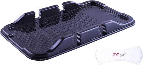 Anti Slip Gel Pad Phone Holder for Car, Removable and Reusable Anti Slip Dashboard Pad with Heat Resistant and Damage Free Sticky Gel Pads for Sun...