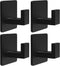 VAEHOLD Adhesive Towel Hooks, Heavy Duty Wall Hooks Aluminum Hooks Stick on Door, Kitchen, Bathroom for Hanging Coat, Hat, Towel, Robe, Clothes (B...